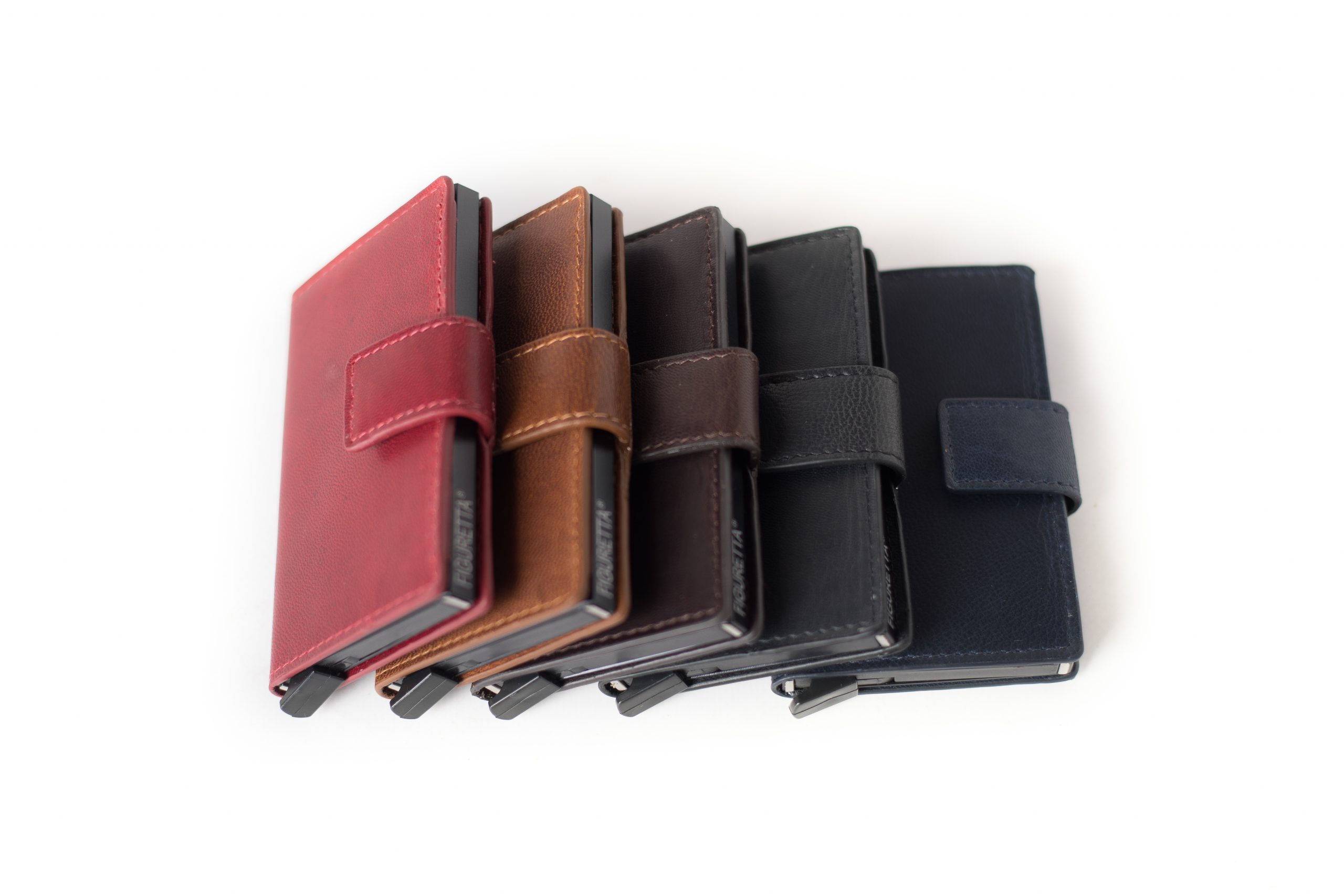 Figuretta RFID Compacte Luxury Leather Goat VT Cardprotectors